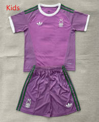 26-27 Nottingham Forest Goalkeeper Purple Soccer Uniform-AY