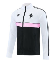 26-27 Juventus FC Black&White Thailand Soccer Jacket-LH