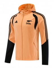 26-27 Arsenal Orange Thailand Trench Coat With Hat-LH