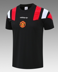 26-27 Manchester United Black Thailand Soccer Training Jersey-418
