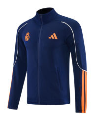 26-27 Real Madrid Royal Blue Thailand Soccer Jacket-LH