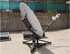 Alignsat 1.8m C and Ku band Carbon Fiber Flyaway Antenna / satellite communication antenna