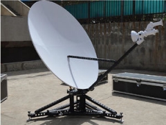 Alignsat 1.8m C and Ku band Carbon Fiber Flyaway Antenna / satellite communication antenna