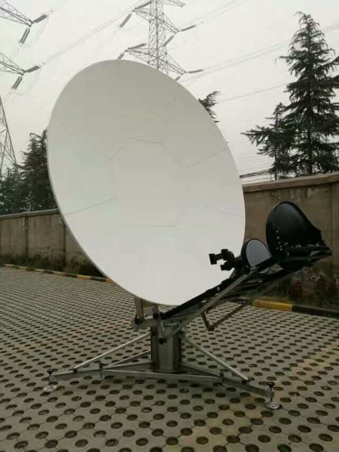 Alignsat 2.4m Carbon Fiber Manual Flyaway Antenna