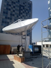 Shanghai Pudong TV Station Satellite Communication Antenna Project