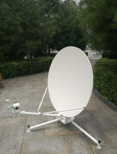 1.0m manual carbon fiber flyaway antenna to oversea customer