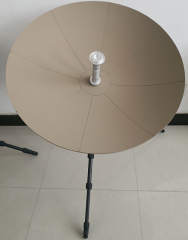 Carbon Fiber reflector with feed (Flyaway antenna head)