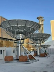 Alignsat 2set 7.3m C band antenna To servered the Beijing Winter Olympics