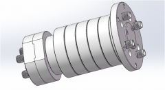 Four channel rotary joint (coaxial)