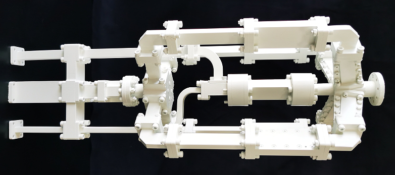 Ka Band Circular Polarization 4 Port Diplexer