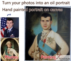 Custom oil portrait-Gentleman
