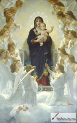The Virgin With Angels, (1900)