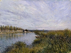 View of Saint-Mammès, (circa 1880)
