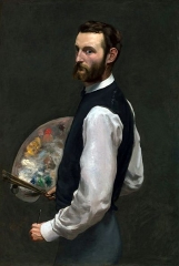 Frédéric Bazille, Self-portrait, 1865–1866