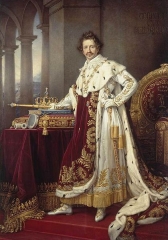 King Ludwig I in his Coronation Robes 1826