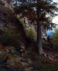 Hvile på stien or Resting on the path (1878)