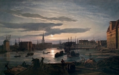 Copenhagen Harbour by Moonlight, 1846