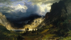 Storm in the Rocky Mountains, Mount Rosalie (1866)