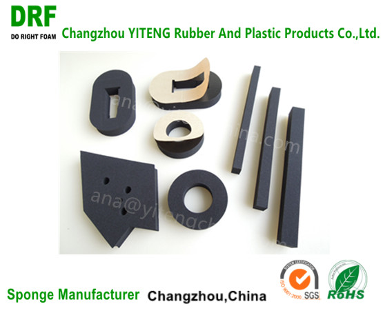 Damp vibration draught sealing portable building acoustic seal portable building sponge rubber seal