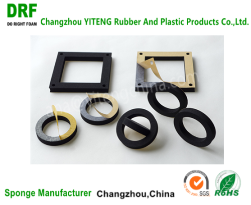 Flame retardant water resisting air compressor NBR sponge rubber seal