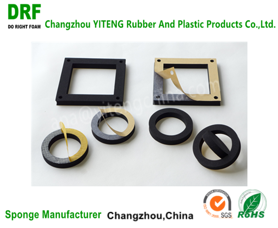 fireproof rainproof car door seal sponge rubber seal