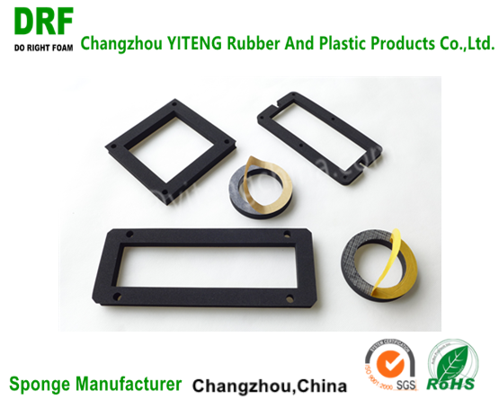 high function water resisting reduce noise sponge rubber seal high fun