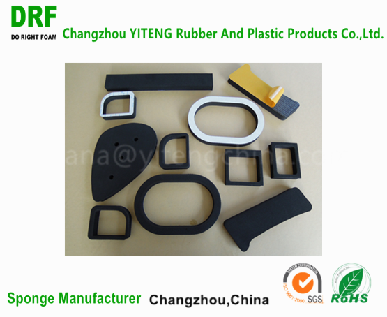 Silicone Foam Rubber Sheet With Aluminium Foil On