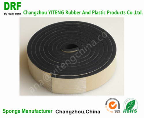 Self Adhesive Draught Excluder EVA Rubber Foam Sealing Tape Strip