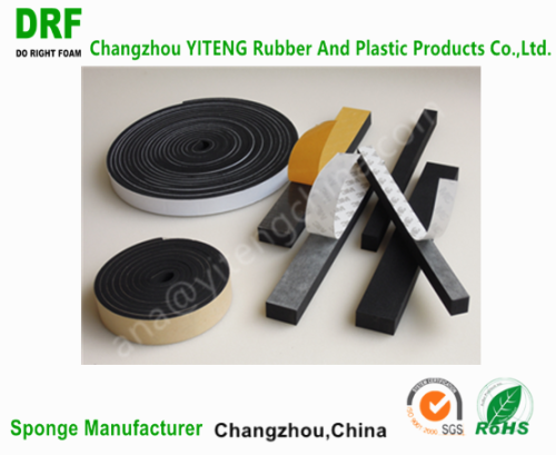 Weather Draught Self Adhesive Balck EVA Foam Seal Strip Rubber Seal