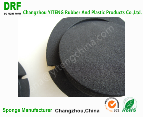 Black convenient replaceable sunlight resistant speed up floor drying foam rubber squeegee