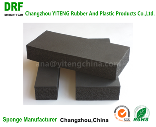 China hot selling rubber NBR sponged sheet