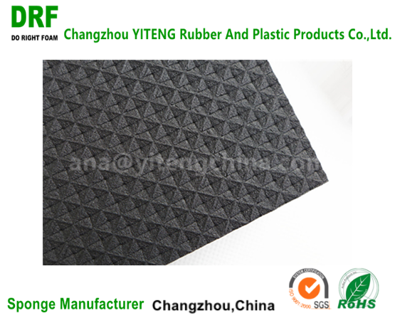 Open pore structure,low density,light weight PE foam with SGS,ISO certificate sponge stripe