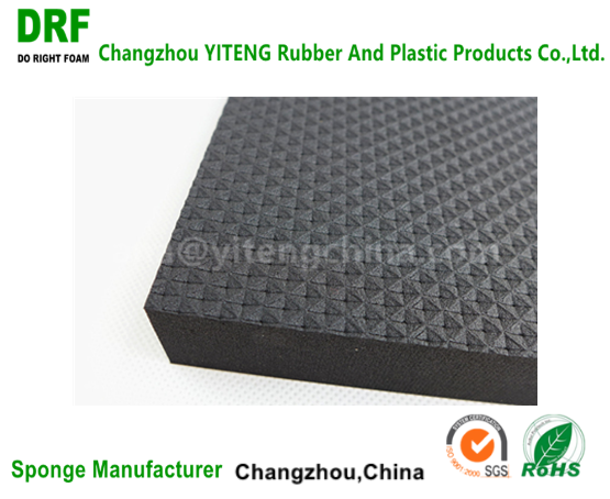 Open pore structure,low density,light weight PE foam with SGS,ISO certificate sponge stripe