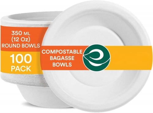 Bagasse Round Bowl