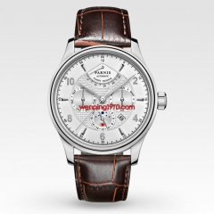 Parnis 43mm multi-function Power Reserve automatic Black Dial Men's Watch