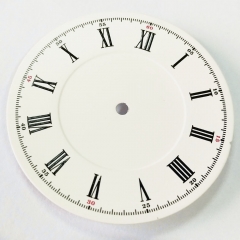 Debert 34.5mm White Dial fit Miyota 82 Series,Mingzhu DG2813 movement mens watch