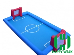 Commercial Outdoor Inflatable Ball Race Game Filed  with Floor for Football and  Sport