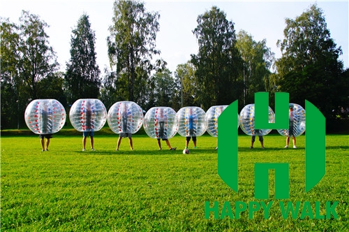Custome PVC Colorful Football inflatable Soccer Bubble with LOGO