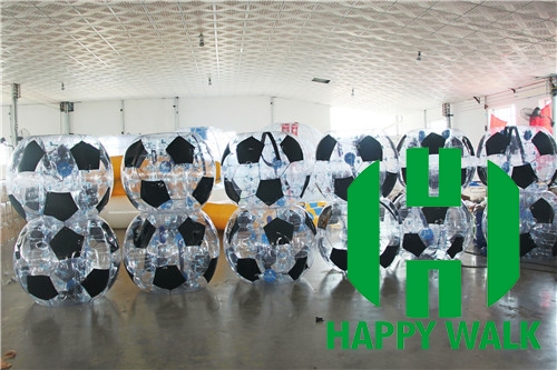 Custom PVC Colorful Football inflatable Soccer Bubble with LOGO