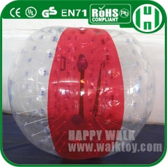 Custom PVC Colorful Football inflatable Soccer Bubble with LOGO