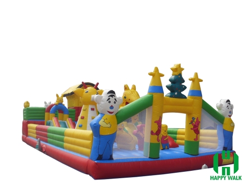 Outdoor Themed Inflatable Amusement Park for Children