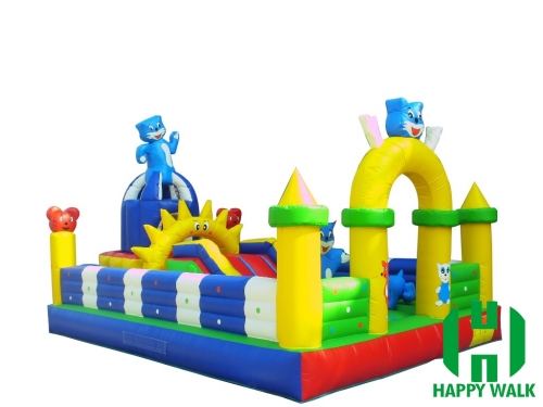 Outdoor Themed Inflatable Amusement Park for Children