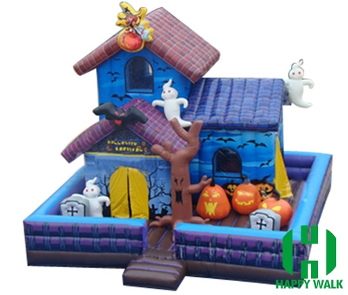 Outdoor Themed Inflatable Amusement Park for Children