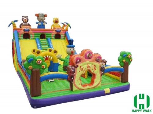 Outdoor Themed Inflatable Amusement Park for Children