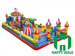 Outdoor Themed Inflatable Amusement Park for Children