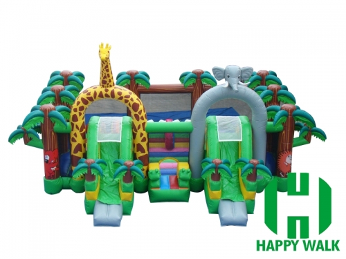 Outdoor Themed Inflatable Amusement Park for Children