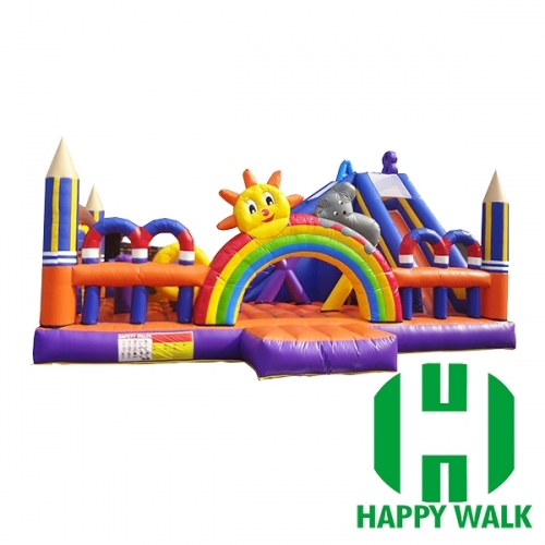 Outdoor Themed Inflatable Amusement Park for Children