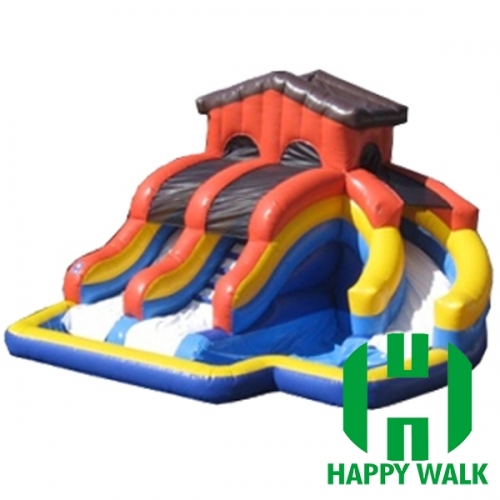 Commercial Outdoor Inflatable Water Pool Slide