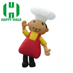Cook Movable Advertising Inflatable Cartoon Character