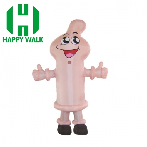 Condom Movable Advertising Inflatable Cartoon Character